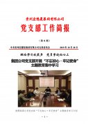 集團公司黨支部開展“不忘初心·牢記使命”主題教育集中學習 